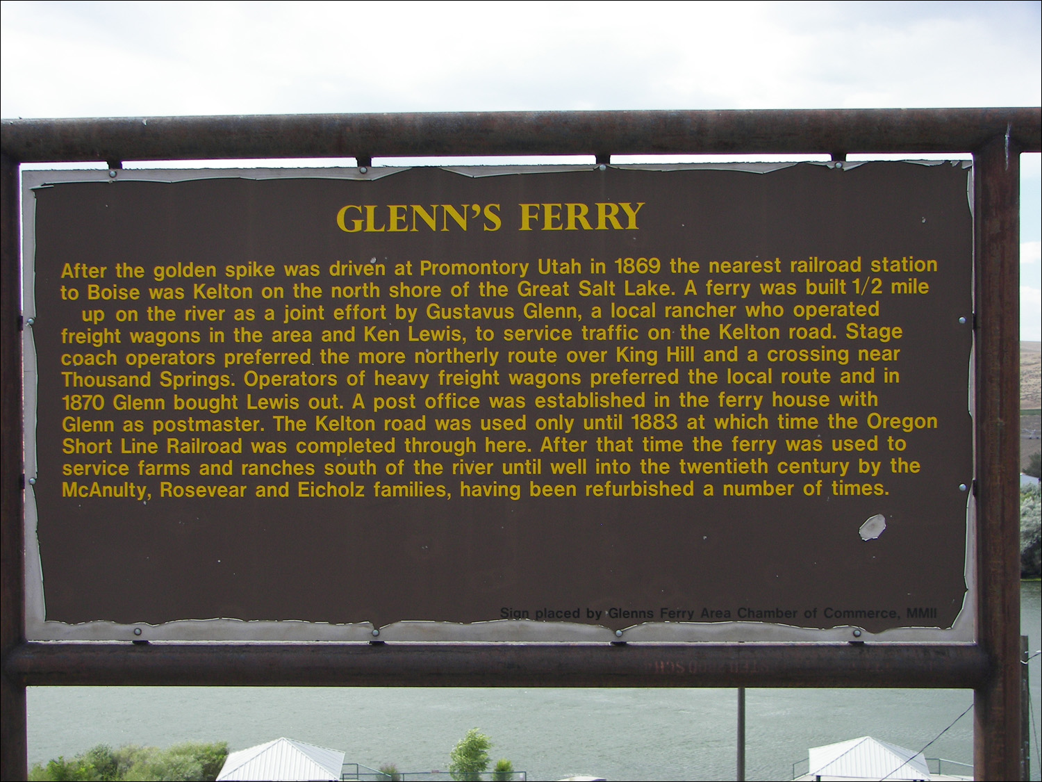 Displays @ the Oregan Trail History & Education Center in the Three Islands Crossing State Park